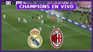  REAL MADRID vs MILAN EN DIRECTO  JUEGA MBAPPE Y VINICIUS JR POR CHAMPIONS LEAGUE 2024