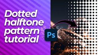 How to create Dotted Halftone Pattern Effect in photoshop