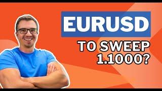 EURUSD to Sweep 1.1000 Lows?