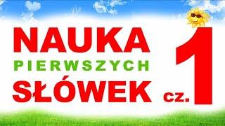 Nauka Rozumienia i Wymowy Pierwszych Słów dla Dzieci cz.1