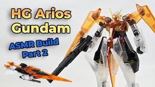 HG Arios Gundam - Gundam 00 2nd Season MS Set (Clear Color) Part 2 ASMR Build + Transformation