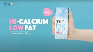 Sữa tươi TH true MILK HILO - Giàu canxi - ít béo - không lactose