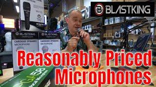 Blastking Microphones the MH7 & MH10 Dynamic Cardioid, Vocal Handheld Corded Mic. Vs PGA58 & PDMIC58