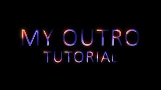 How i made my outro in After effects ! Farazpsd