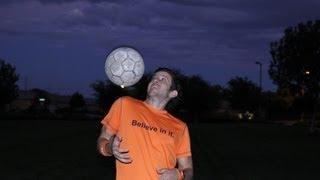 SOCCER TIPS*Juggle a Soccer Ball with your Shoulder! ~ Online Soccer Academy