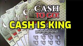 Cash Is King! Playing New York Lottery's Cash To Go!