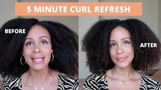 5 Minute Daily Curl Refresh on Type 3/4 Hair