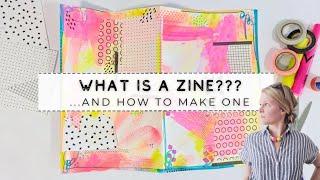What is a Zine and How to Make One | 8-Page Mixed Media Zine Tutorial for Beginners | Collage Basics
