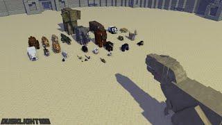 T-Rex/Tyrannosaurus Rex vs Modern Animals | Minecraft Animation