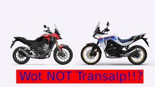 Honda CB500X -  NOT Transalp!!! - REALLY?