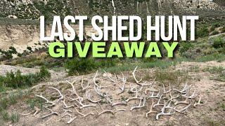 SHED HUNTING 2024 | LAST SHED HUNT GIVEAWAY OF THE YEAR