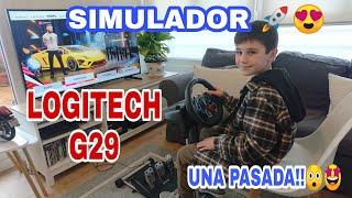 Simulador de Conducción LOGITECH G29 para PS4 SONY PLAY STATION 4 Cambio de marchas soporte y juegos