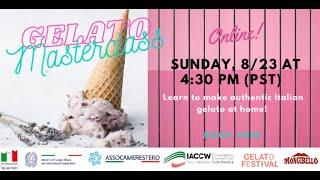 True Italian Taste Gelato masterclass by IACCW