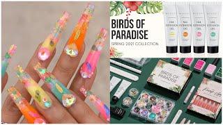 DIY Summer POLYGEL Nails! MAKARTT Birds of Paradise Collection Review & Tutorial Femi Beauty Method