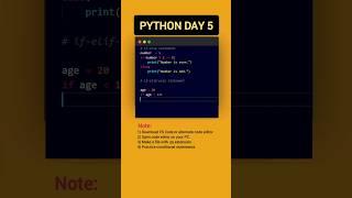 Python Programming Practice Day 5 | Conditional Statements in Python | CodeWithBismillah #coding