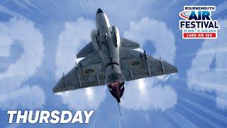 LIVE: Bournemouth Air Festival 2024 - Day & Night Flying - Thursday