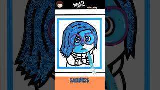 Inside Out 2 | SADNESS & Jelly Painting, Inside Out 2' Emotions #insideout2 #Stickers