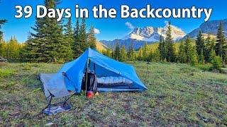 39 Days Backpacking in *Mostly* the Canadian Rockies | My 2024 Trips