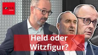 Held oder Witzfigur? Am Ende entscheidet Hubert Aiwanger über das Merz-Schicksal