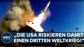 PUTINS KRIEG: "USA riskieren einen Dritten Weltkrieg!" Russen-Abgeordnete warnt nach ATACMS-Hammer!