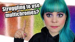 How I use my multichrome eyeshadows. Feauturing the Clionadh stained glass collection.