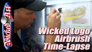 Wicked Logo Airbrush Time-Lapse