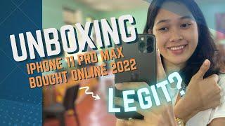 Unboxing: Iphone 11 Pro Max bought online 2022 + Store Review (DIM Gadget Ph)