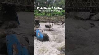  Rishikhola Sikkim After Landslide in Sikkim #shorts #sikkim #sikkimlandslide #rishikhola