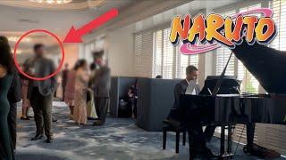 I played Blue Bird from Naruto on piano at a wedding