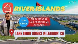 Stunning QUICK Move-in LAKEFRONT Home | River Islands - Lathrop, CA | Single Story New Home