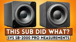 SVS SB-2000 Pro Subwoofer Measurements - Does it Bring the Bass to Your Home Theater?