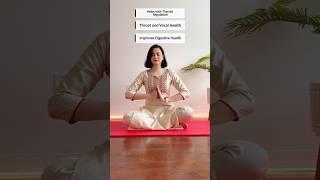 Shankha Mudra|Thyroid regulation |Throat Chakra #yoga #youtubeshorts #yogaforbeginners #weightloss