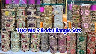 Charminar Biggest Bridal Bangles Wholesale Market ₹700/5 Online Shopping Hyderabad Wholesale Market