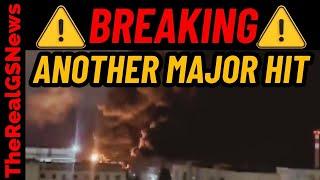 ALERT!! ️ Russia HIT! Huge Thick BLACK  Smoke