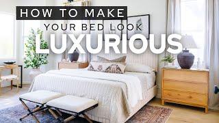 How To Make Your Bed Look LUXURIOUS on a BUDGET