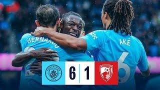 HIGHLIGHTS! DOKU DAZZLES AS CITY HIT SIX & MOVE TOP OF THE PREMIER LEAGUE | Man City 6-1 Bournemouth