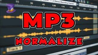 Normalize MP3 files to play at the same volume - batch processing