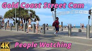 Beach Vibes: Live People Watching at Surfers Paradise Gold Coast