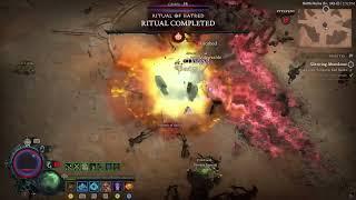 Diablo 4 PVP #1 Ranked Druid Vicious Season 1 - 2v1 Rogue and Firewall Sorc