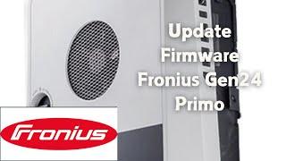 How to update fronius firmware inverter