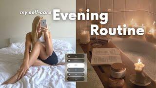 my SELF-CARE evening routine | (cozy, calm & how I soothe anxiety)