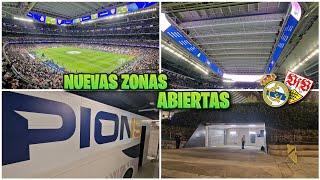 ASI AVANZA el INTERIOR del ESTADIO un DIA de PARTIDO  Obras Santiago Bernabéu ️