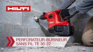 Avantages du perforateur-burineur sans fil Nuron TE 30-22