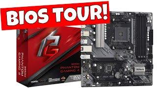 Asrock B550m Phantom Gaming 4 BIOS Tour & Settings