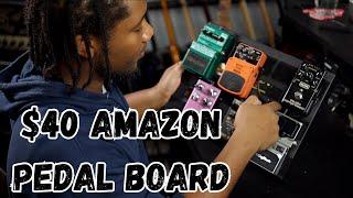 Best CHEAP Pedalboard on Amazon??? | Soyan Pedalboard Review With Pedal Setup Tips