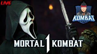 MK1 *GHOSTFACE* GAMEPLAY BREAKDOWN!! (KOMBAT KAST) 1080p 60 FPS (MORTAL KOMBAT 1) REACTION