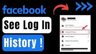 How to See Login History on Facebook