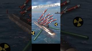 USS Ohio Damage with Full Hyunmoo-3C Missile & Mark-45 ASTOR | Modern Warships #shorts