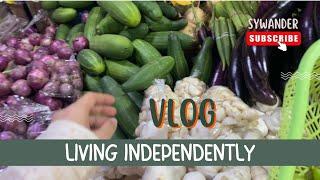 Vlog: Buying gulay | Cooking talong w crispymix | Sywander