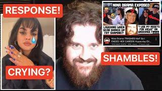 THE MMA GURU REACTS TO NINA DRAMA’S RESPONSE VIDEO AFTER GURU COOKS HER! (FULL VIDEO)